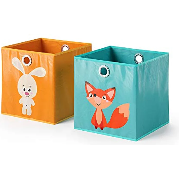 Faltbox Orange/Blau 30 x 30 cm 2er Set Vicco – Bild 2