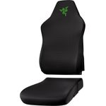 Razer Gaming Chair Sleeves - Designt Iskur V2 X - robust und komplett waschbar - Schutz vor Schmutz und Flecken (2-teilige Design Bezüge für Rückenlehne & Sitzfläche) Schwarz