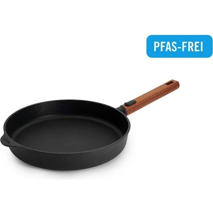 WOLL Bratpfanne Eco Logic QXR Guss-Flachpfanne, Aluminiumguss (1-tlg), PFAS-freie Diamond-QXR - Beschichtung – Bild 4