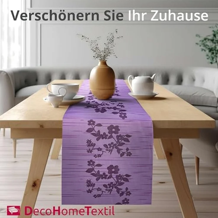 DecoHomeTextil Heimtextilmanufaktur Tischläufer Miami Tablerunner, wind- und wetterfest, UV-beständig, verrottungsfest – Bild 3