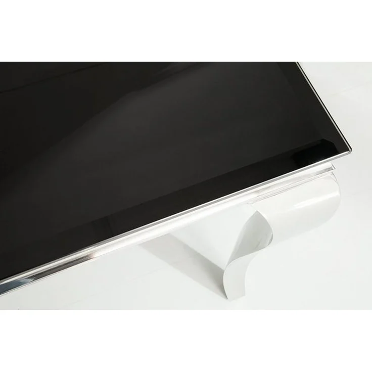 riess-ambiente Esstisch MODERN BAROCK 200cm schwarz / silber (1-St), Esszimmer · Opalglas · Edelstahl · eckig – Bild 4