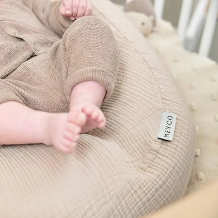 Meyco Baby Stillkissenbezug Sand, (1 Stück), One size – Bild 6