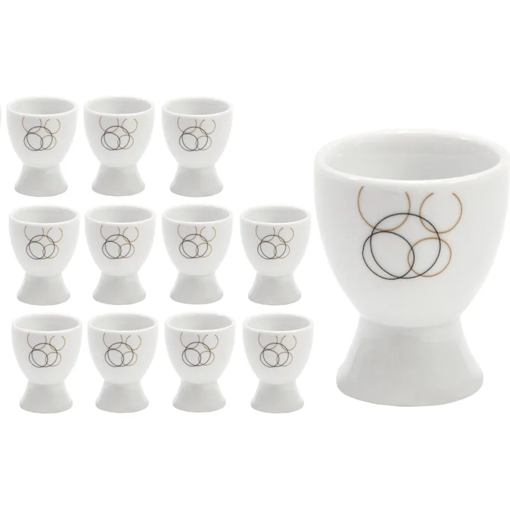 12er Set Eierbecher Look 4,8cm
