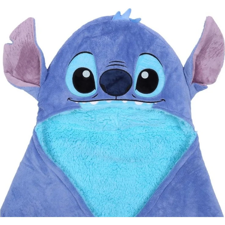Sarcia. eu Bettüberwurf Blaue Decke/Überwurf STITCH Disney 120x150 cm – Bild 3