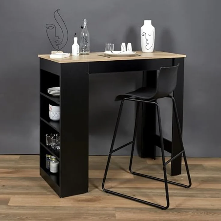HOME DECO FACTORY Rollcontainer Büro 3 Schubladen Abschließbar Weiß – Bild 11