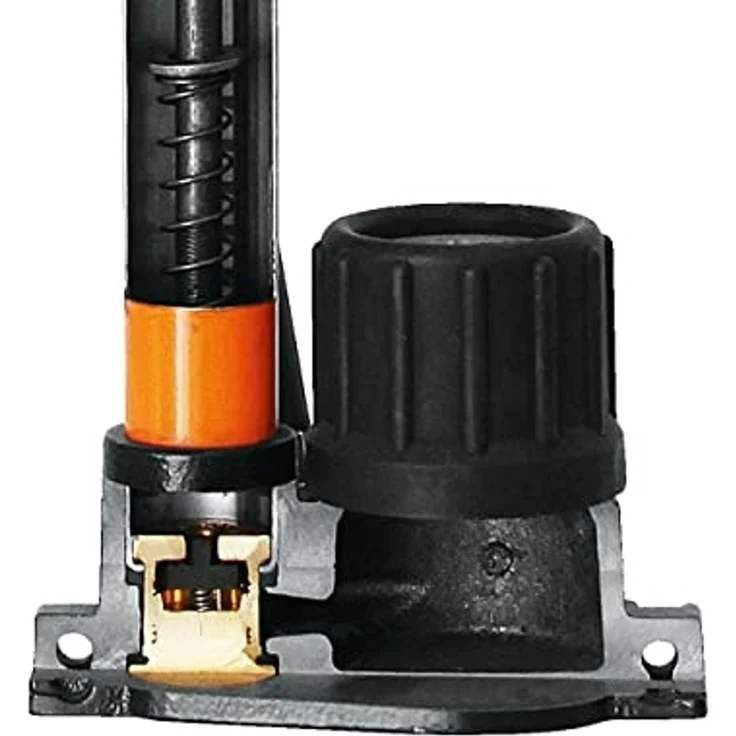 SKS 2191753750-10063 Standpumpe Rennkompressor Multi-Valve, DV/AV/SV, orange – Bild 3