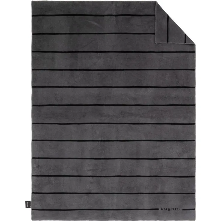 Bugatti Jacquard Decke grau 150x200