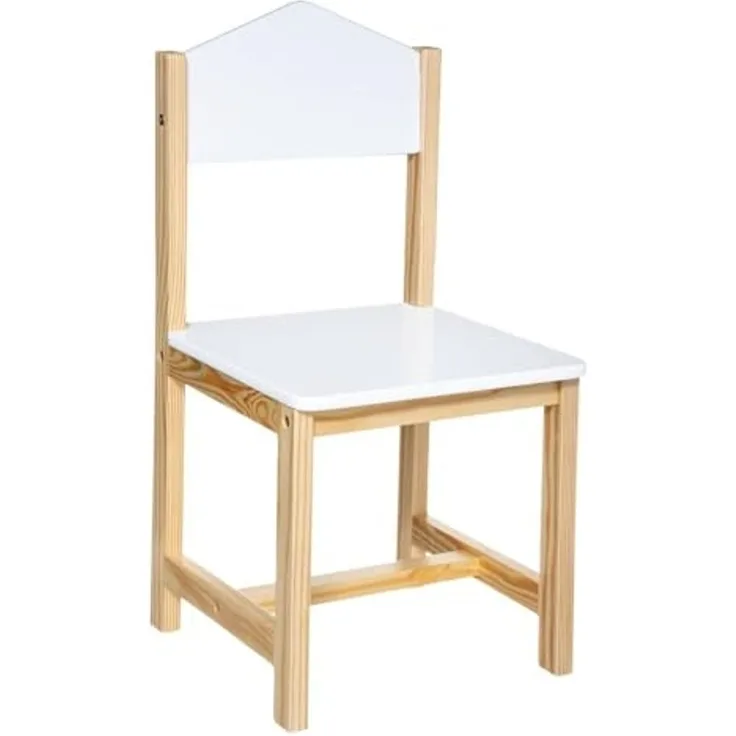 Kinderstuhl aus Holz, Höhe der Sitzfläche 29,3 cm