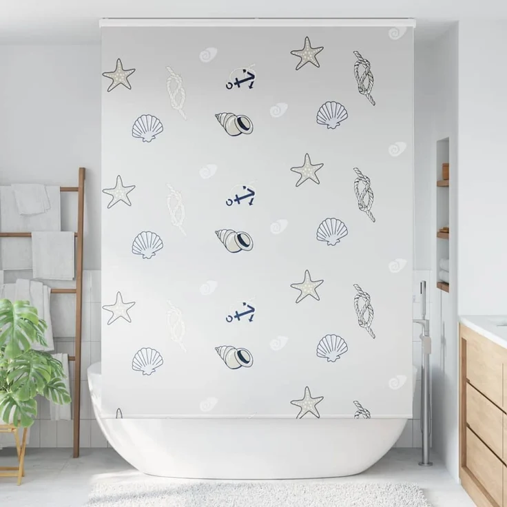 vidaXL Duschrollo mit Kassette 160x240 cm Stoffbreite 156 cm 4015018 – Bild 2
