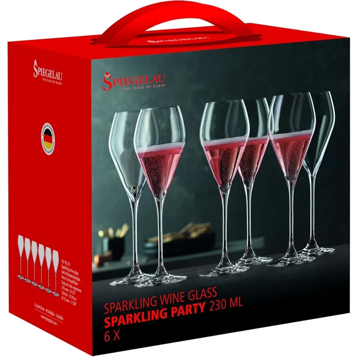 Spiegelau Sparkling Party Champagnerglas 230 ml 6er Set – Bild 7