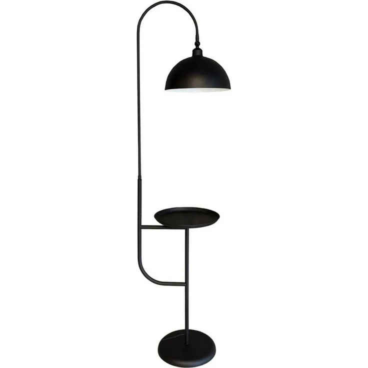 Bamyum Stehlampe Moderne Stehlampe aus Metall mit E27, verstellbarer Lampenschirm, ohne Leuchtmittel, E27, verstellbarer Lampenschirm, Stehluchte mit Ablage – Bild 5