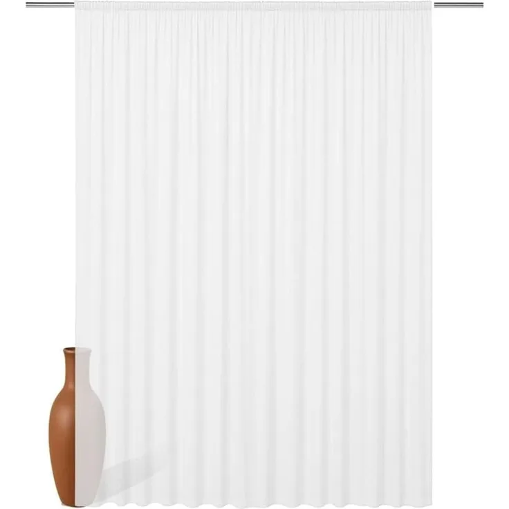 Langstore Voile weiß 300 cm x 145 cm - Höhe (cm): 145, Breite (cm): 300