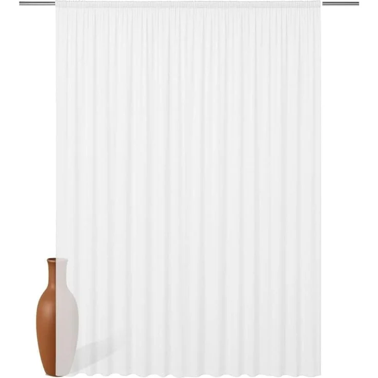 Langstore Voile weiß 300 cm x 145 cm - Höhe (cm): 145, Breite (cm): 300