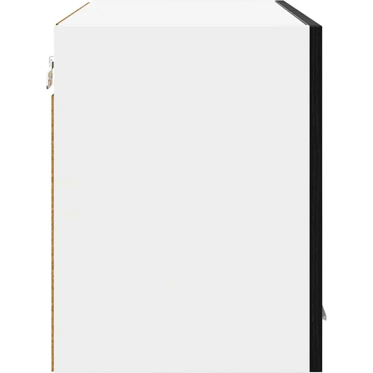 vidaXL Hängeschrank mit Tür 2 pcs Schwarz Eichen-Optik 60 x 31 x 40 cm 884213 – Bild 7