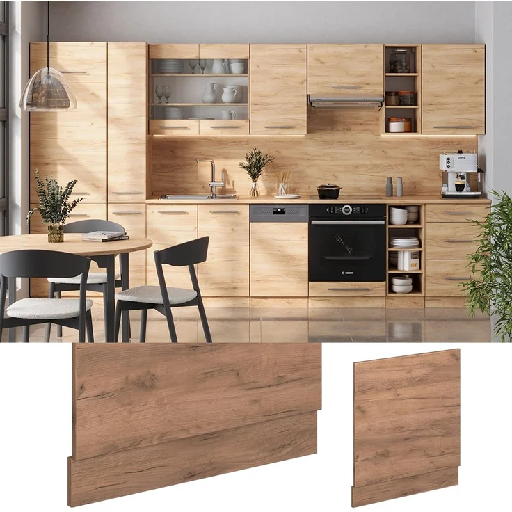 Frontblende Fame-Line Goldkraft Eiche 60 cm , AP Eiche Vicco – Bild 4