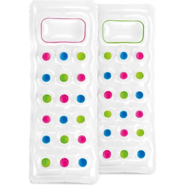 Intex | Luftmatratze mit Fenster | Suntanner | 188 x 71 cm | Farbe: Grün | ideal für Strand und Schwimmingpool – Bild 2