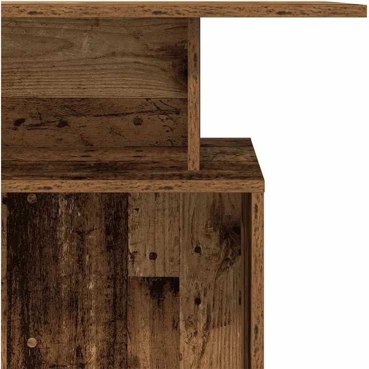 vidaXL Empfangstheke Altholz-Optik 100x40x104 cm Holzwerkstoff 859058 – Bild 7