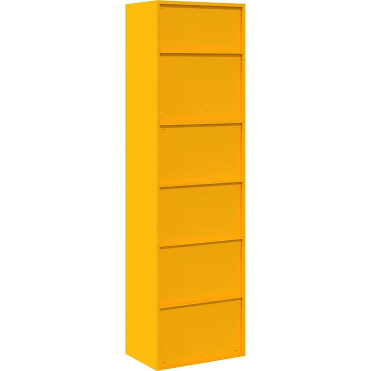 vidaXL Aufbewahrungsschrank 2 stk. Senfgelb 60 x 40 x 210 cm Stahl 3438762 – Bild 10