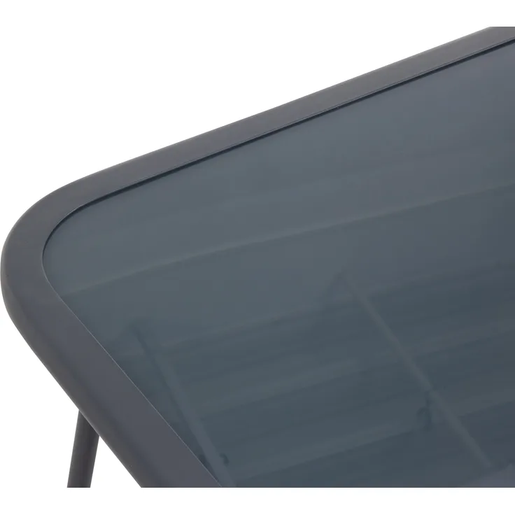 Beistelltisch outdoor NOAH BHT 67x39x44 cm grau Kaffeetisch Laptoptisch