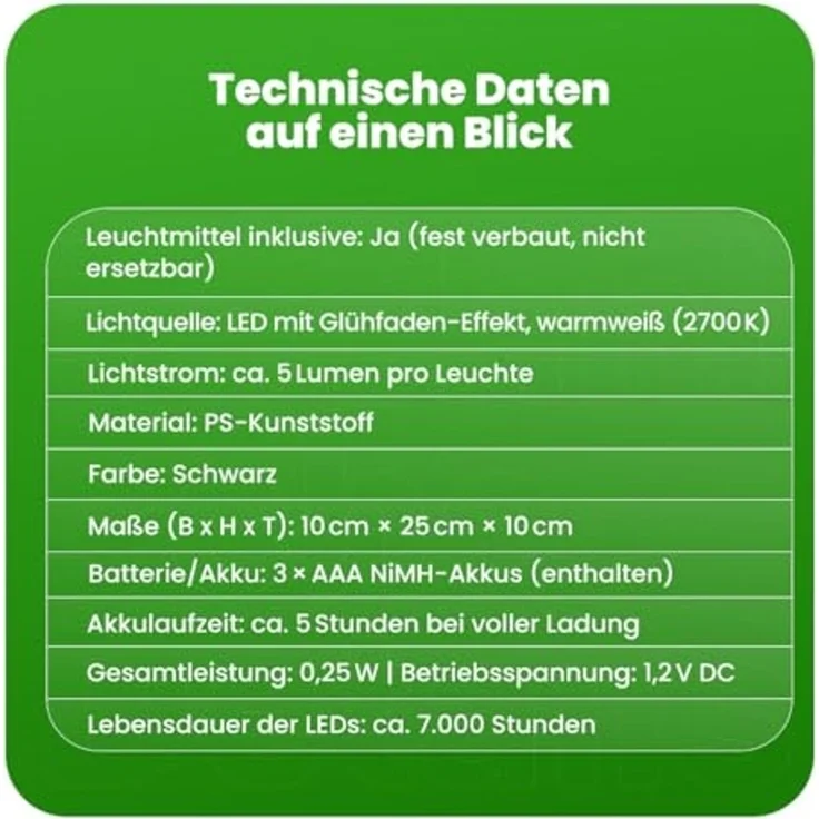 LED-Solar-Wegleuchte "Globe", 3er Set, weiß/schwarz – Bild 7