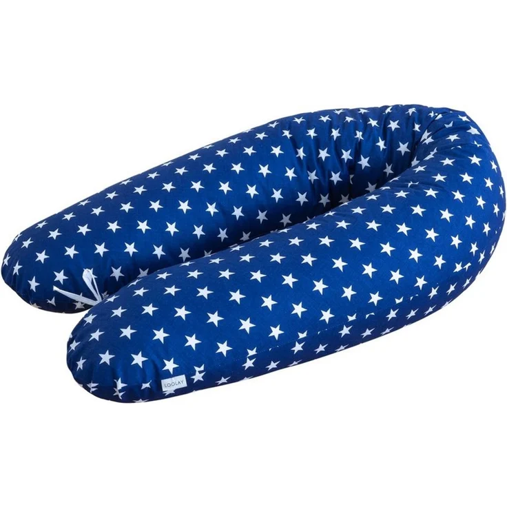 Loolay Seitenschläferkissen M/ L oder L/ XL Schwangerschaftskissen Stillkissen Schlafen Kissen, M/ L oder L/ XL Lagerungskissen + 100% Baumwolle Bezug 170 und 190 cm, Standard & X-LARGE Kissen SUPER Geschenk für Schwangern Seitenschläfer, LOOLAY® - 100... – Bild 1