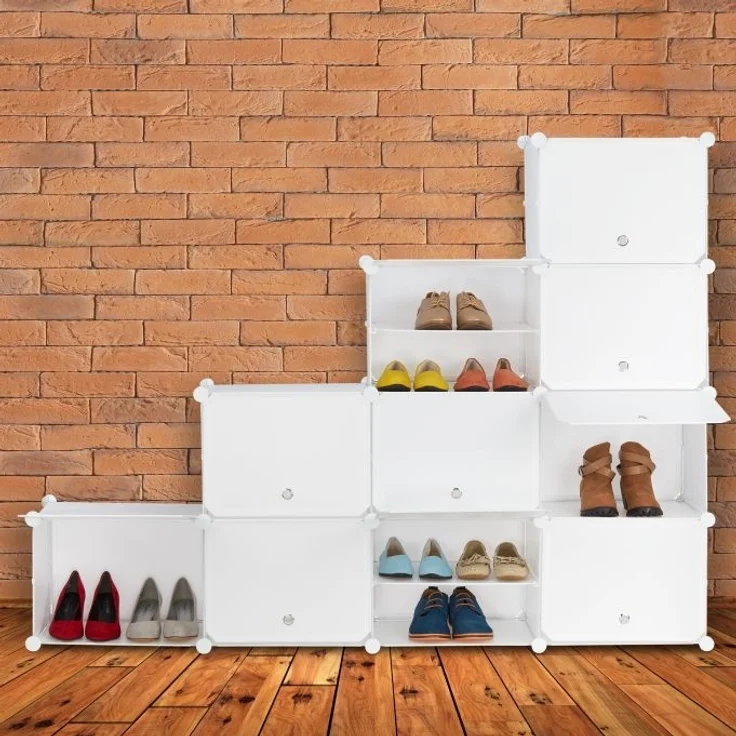 Schuhschrank Stecksystem 24 Fächer – Bild 3