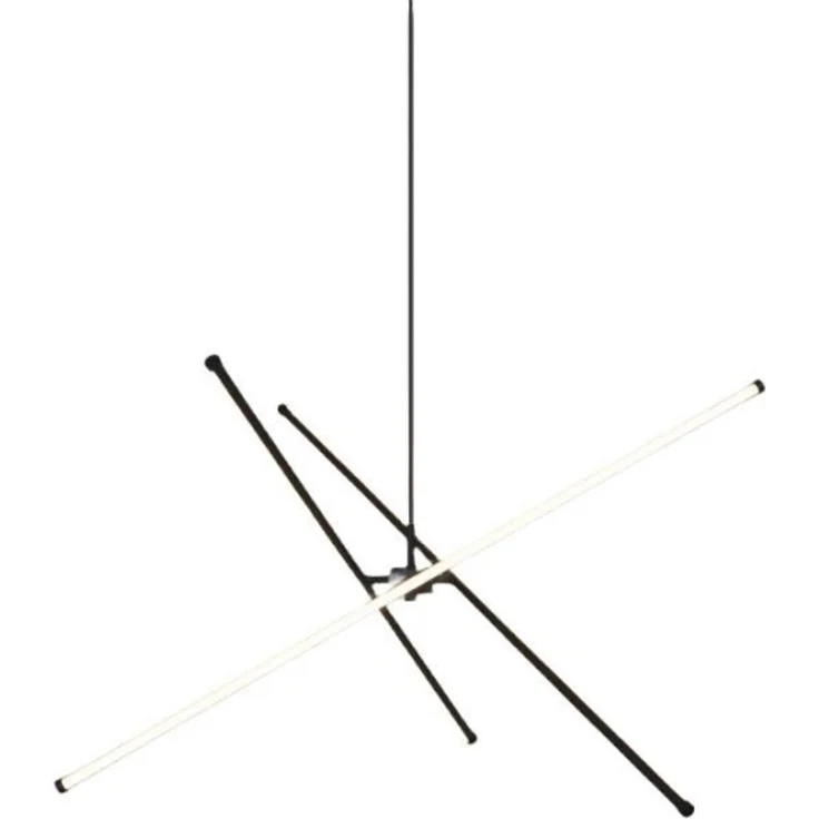 Domoletti Pendelleuchte LED Tanger 90 cm schwarz