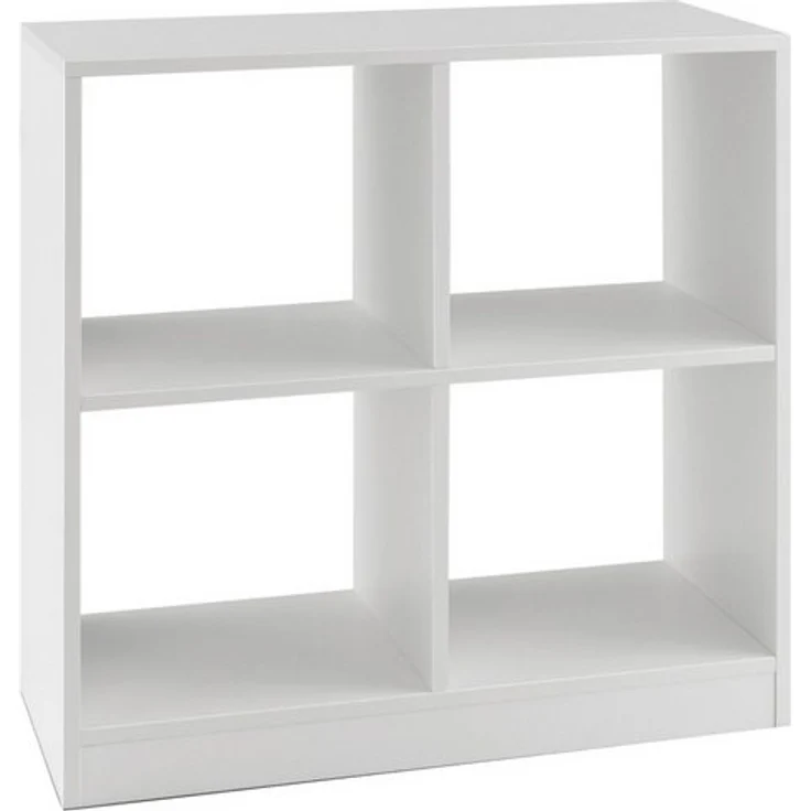 COSTWAY Bücherregal, mit 4 Fächern, 73 x 33 x 73 cm – Bild 4