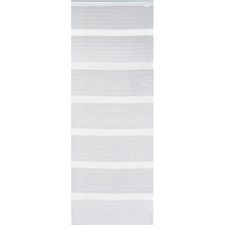 Haus und Deko Schiebegardine Flächenvorhang 60x245 cm halbtransparent gestreift Schiebegardine (1 St), Paneelwagen, halbtransparent, Polyester – Bild 1