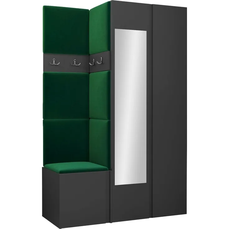 Garderoben-Set Monati XXVI (Farbe: Graphit, Manila 35)