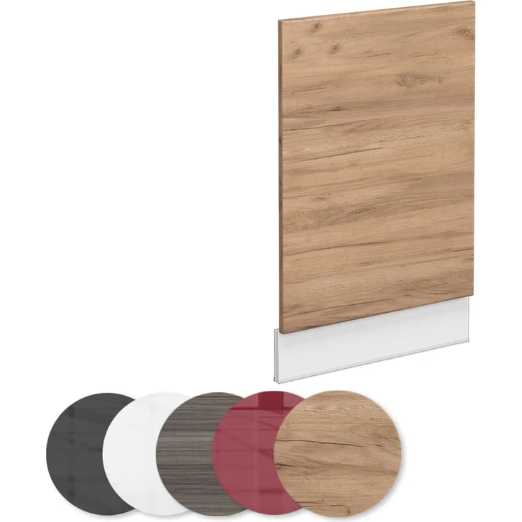 Frontblende Fame-Line Goldkraft Eiche 45 cm ohne Arbeitsplatte Vicco – Bild 4