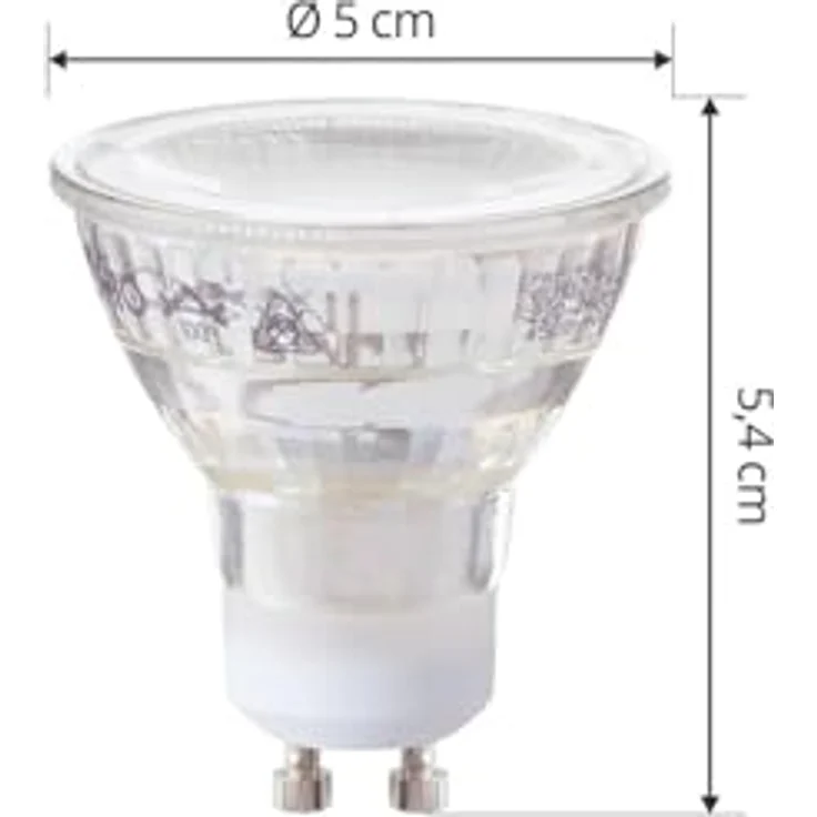 Arcchio LED GU10 Lampe PAR16, Transparent, energieeffizientes Leuchtmittel für Wohnzimmer, Küche und Büro – Bild 3