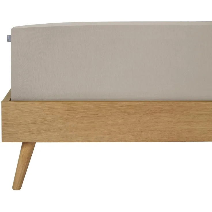 Schiesser Spannbettlaken Jessi - Edeljersey - 180 x 200 cm - Helltaupe
