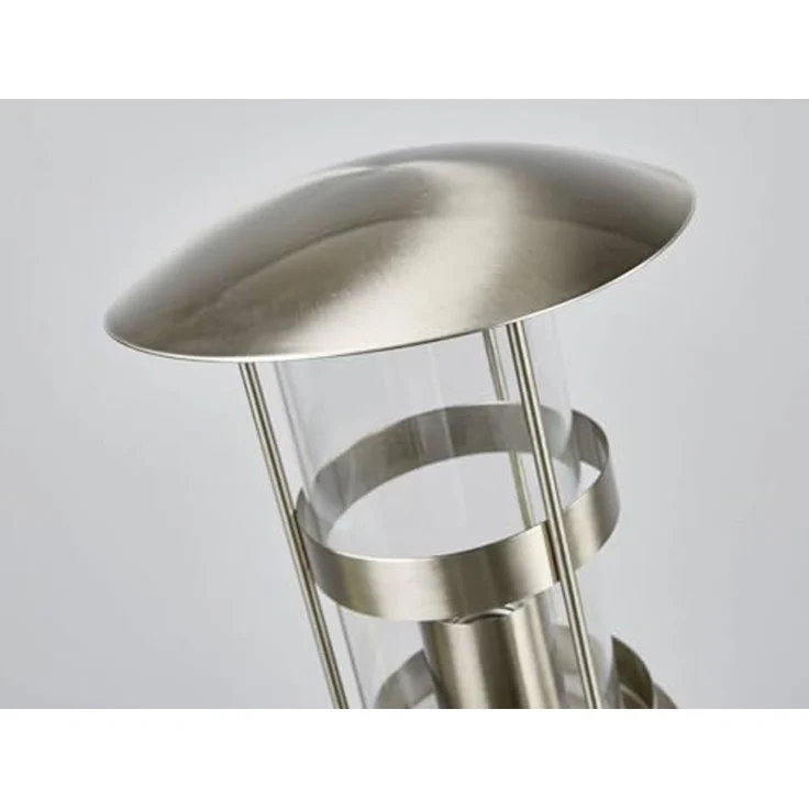 Lindby Außen-Stehlampe Noemi, Edelstahl Alu IP44, 1 x 60 W – Bild 6