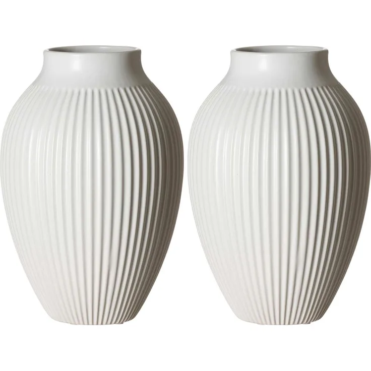 Ritzenhoff & Breker Alsta Vase 27,5 cm 2er Set - Weiß
