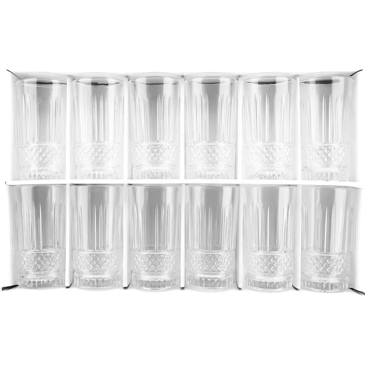 Gläser-Set 12-teilig, 260 ml - Vielseitige Gläser für Wasser, Saft & Softdrinks – Bild 4