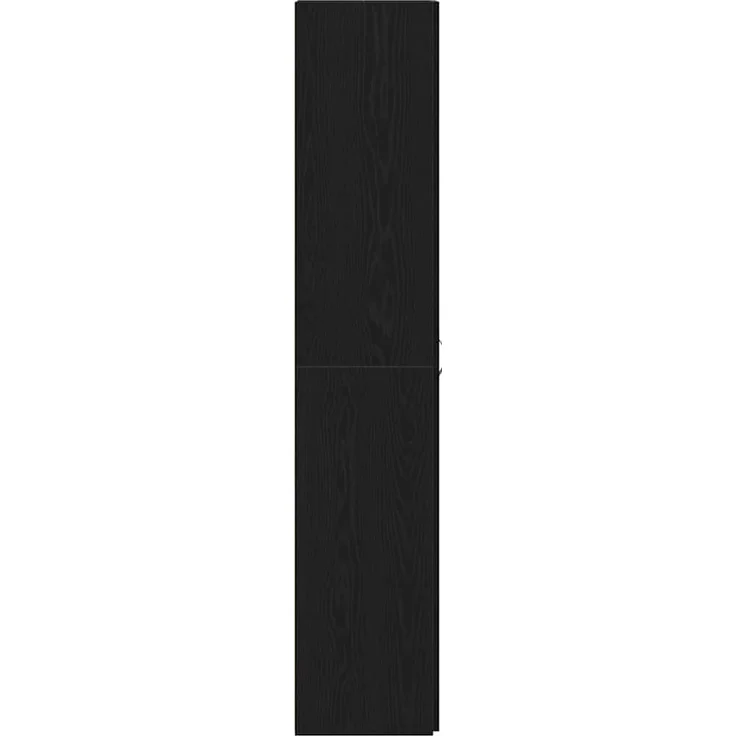vidaXL Schuhschrank mit Regal Schwarz 80 x 35,5 x 180 cm Holzwerkstoff 3333845 – Bild 6
