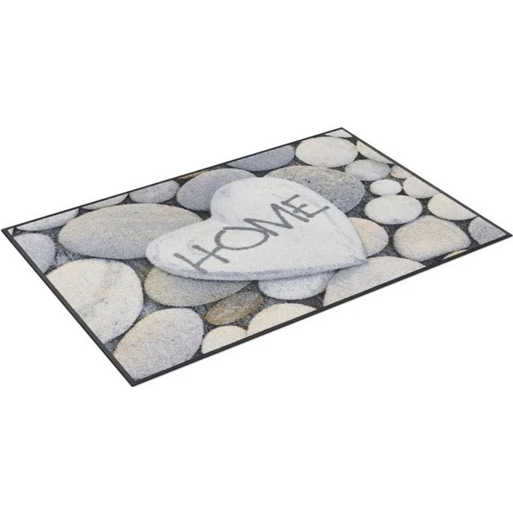 wash+dry Fußmatte Pebble Stones waschbar 40x60cm – Bild 4
