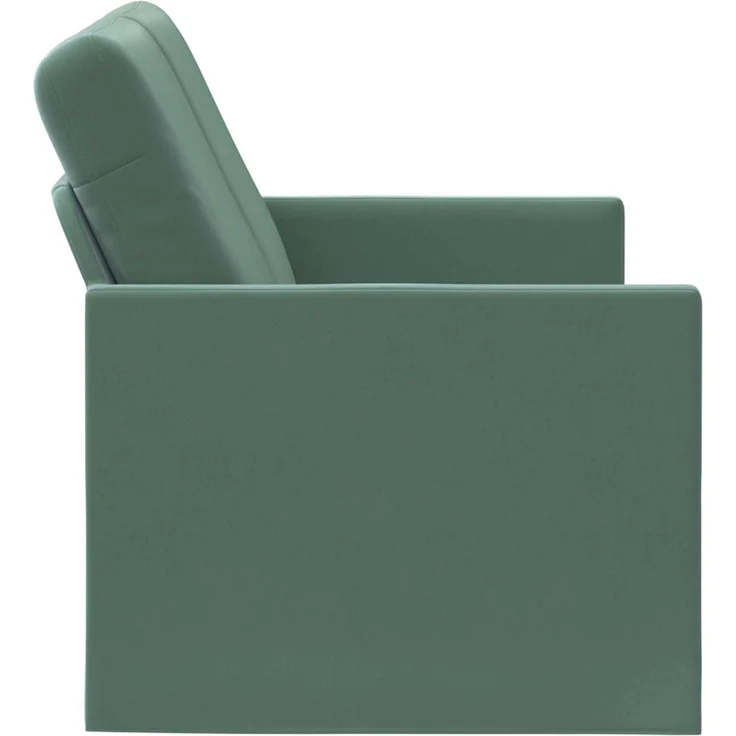 vidaXL 2-Sitzer Sofa Meergrün 130 x 81 x 82 cm Samt (V) 42041065 – Bild 3
