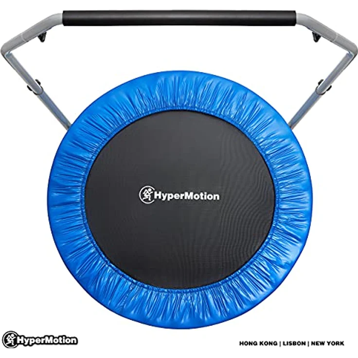 HyperMotion Indoor & Outdoor Trampolin, 97 cm mit verstellbarem Handgriff für Kinder und Jugendliche, max. Tragfähigkeit 100 kg – Bild 3