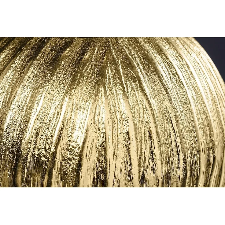 riess-ambiente Dekovase ELEGANCE 25cm gold · Kugelvase aus Metall fürs Wohnzimmer (Einzelartikel, 1 St), Blumenvase · Tischdeko · handmade · Hammerschlag Design · Accessoire – Bild 5