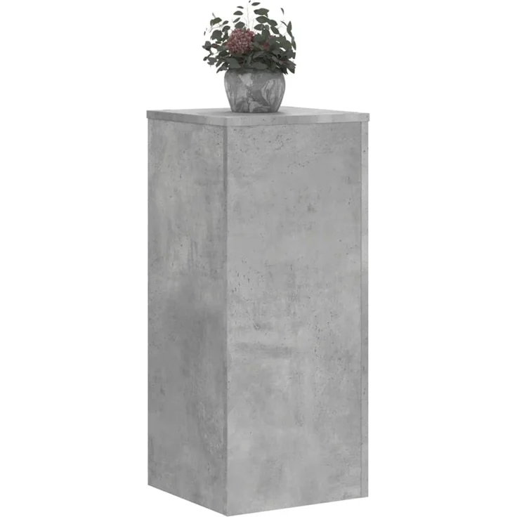 vidaXL Pflanzenständer 2 Stk. Betongrau 30x30x70 cm Holzwerkstoff 852927 – Bild 8