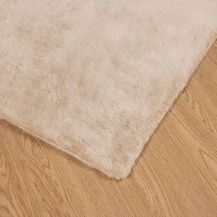 vidaXL Rutschfester Kunstfellteppich Olite Taupe 100 x 200 cm 42021745 – Bild 6