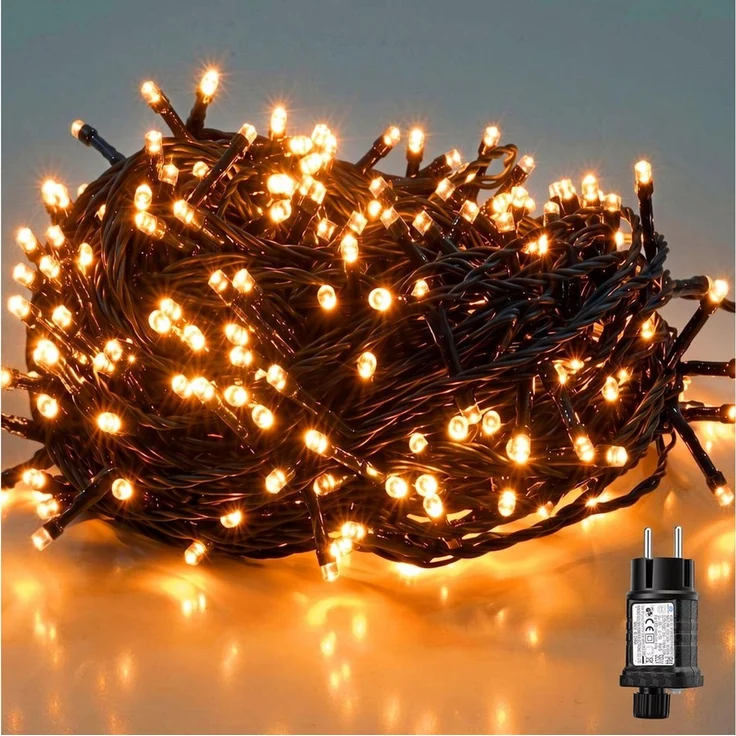 Salcar LED-Lichterkette 2m-100m LED Lichterkette Weihnachtsbaum 20-1660er LED Weihnachtsdeko – Bild 1