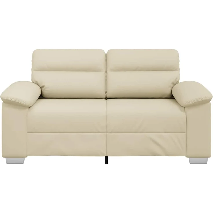 vidaXL 2-Sitzer-Sofa Creme 160x81x84 cm Kunstleder 4105333 – Bild 3