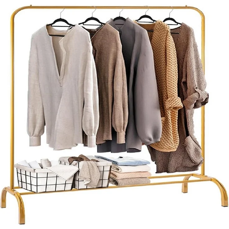 Youyijia TV-Rack Clothes Rail, Stable Freestanding Hanger, Drying Rack – Bild 1