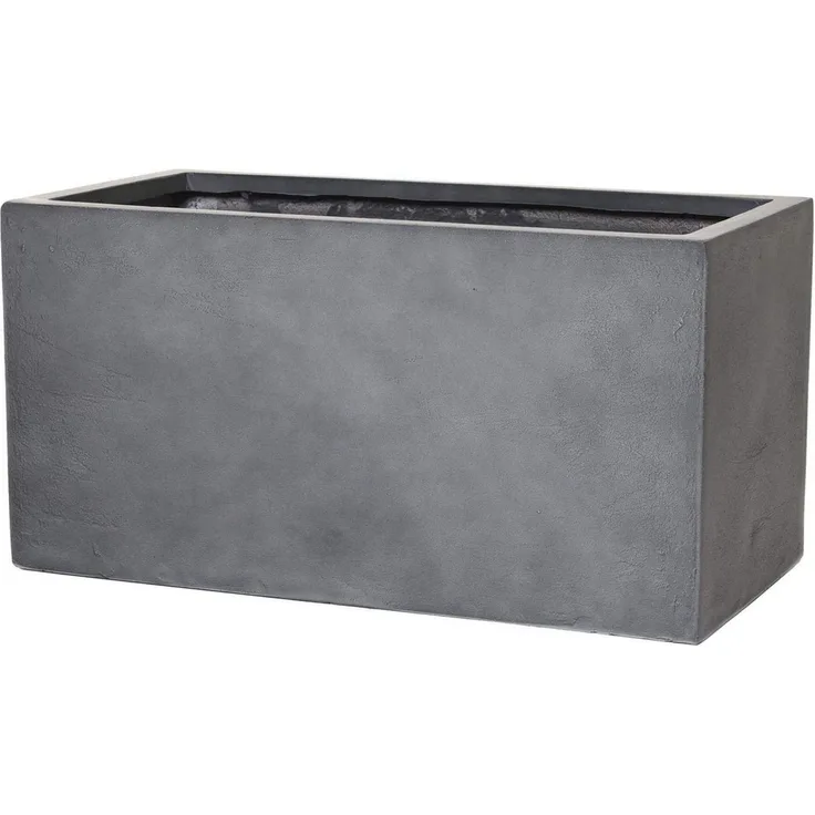 VIVANNO Pflanzkübel Fiberglas MAXI Kasten - Anthrazit Matt (1 St), 60x30x30 cm