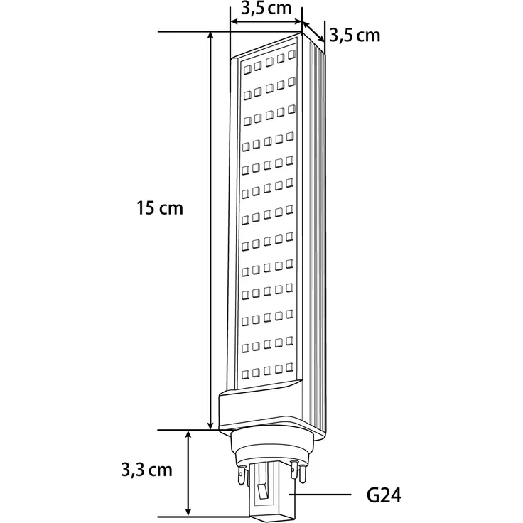 12 W G24-Q LED Leuchtmittel Leuchte Lampe – Bild 4