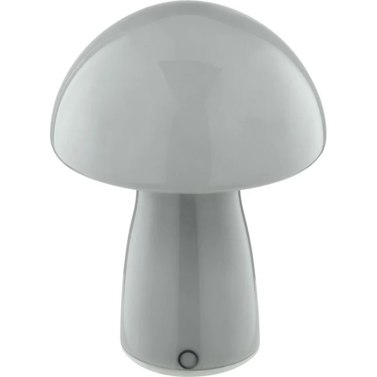 Brilliant LED Tischleuchte Erik, Dimmfunktion, LED fest integriert, Warmweiß, Pilzleuchte aus Glas mit Akku, 250 lm, 2700 K, H 22 cm, dimmbar – Bild 3