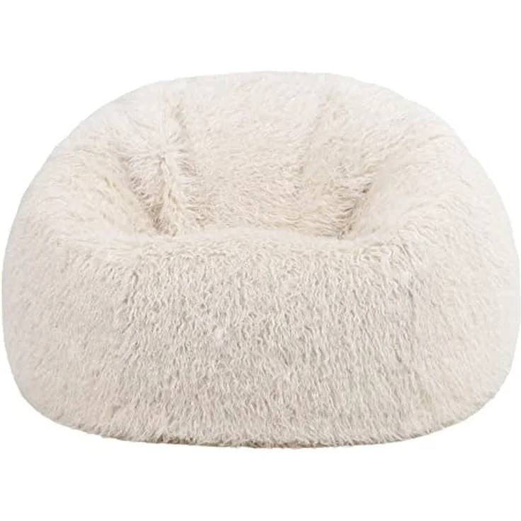 icon Sitzsack Klassischer Sitzsack Flauschig aus Kunstfell Mongolisch, 85x50cm, Made in Germany, für Erwachsene & Kinder – Bild 5